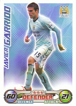 Javier Garrido Manchester City 2008/09 Topps Match Attax #166